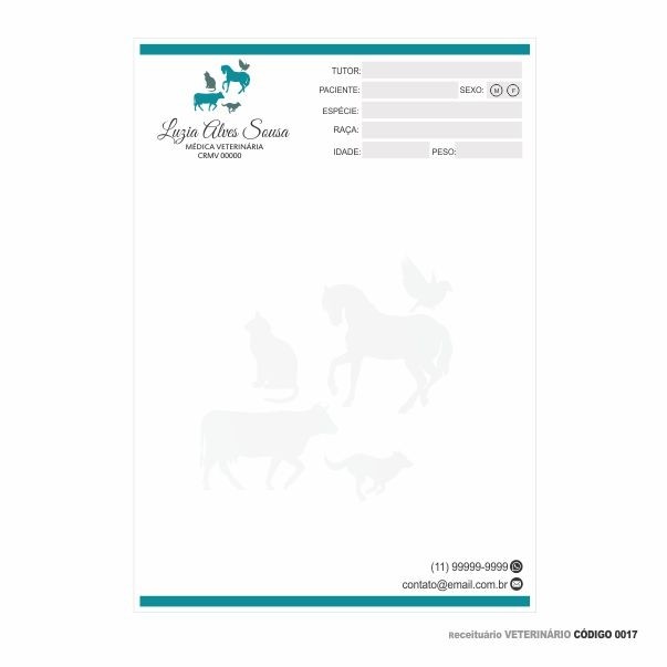 Mil Arts | Receituário Modelo Veterinário